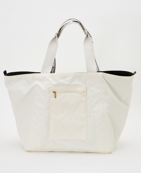 《別注》【LeSportsac/レスポートサック】1043 E/W REVERSIBLE PKT TOTE(Solid) 詳細画像 ブラック 7