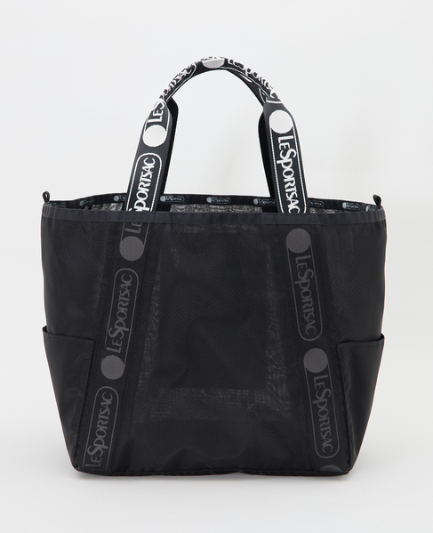 《別注》【LeSportsac/レスポートサック】1043 E/W REVERSIBLE PKT TOTE(Mesh) 詳細画像 ブラック 2