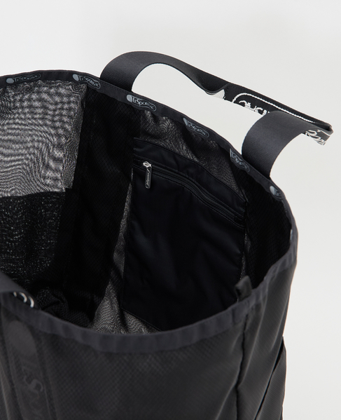 《別注》【LeSportsac/レスポートサック】1043 E/W REVERSIBLE PKT TOTE(Mesh) 詳細画像 ブラック 5