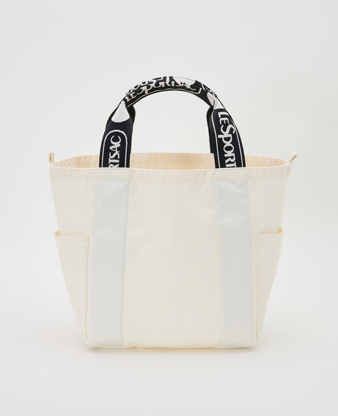 《別注》【LeSportsac/レスポートサック】SM REVERSIBLE PKT TOTE(Solid) 詳細画像 アイボリー 2