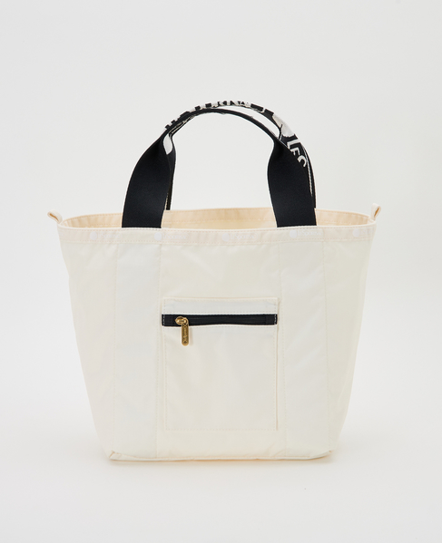 《別注》【LeSportsac/レスポートサック】SM REVERSIBLE PKT TOTE(Solid) 詳細画像 アイボリー 6