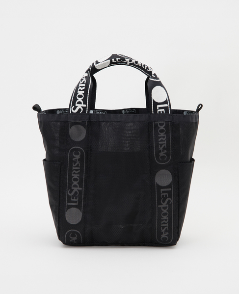 《別注》【LeSportsac/レスポートサック】SM REVERSIBLE PKT TOTE(Mesh) 詳細画像 ブラック 4