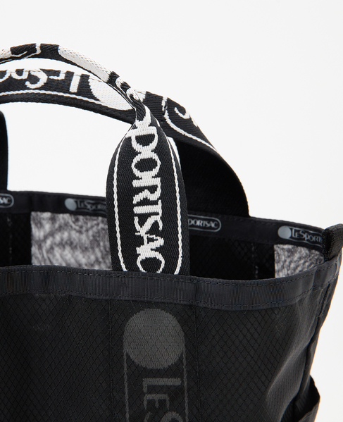 《別注》【LeSportsac/レスポートサック】SM REVERSIBLE PKT TOTE(Mesh) 詳細画像 ブラック 6