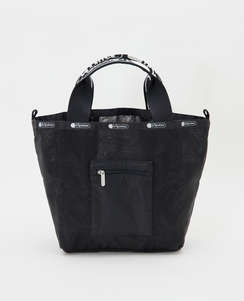 《別注》【LeSportsac/レスポートサック】SM REVERSIBLE PKT TOTE(Mesh) 詳細画像 ブラック 7