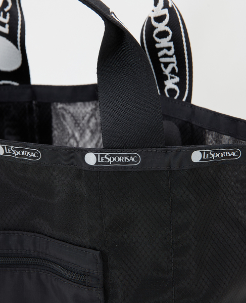 《別注》【LeSportsac/レスポートサック】SM REVERSIBLE PKT TOTE(Mesh) 詳細画像 ブラック 8