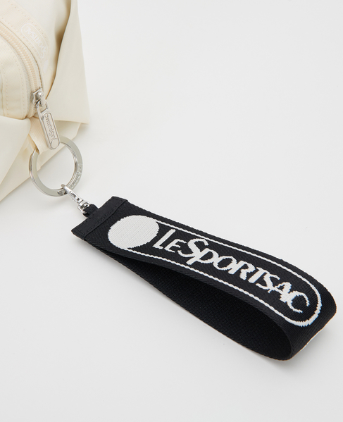 《別注》【LeSportsac/レスポートサック】LARGE ZIP POUCH W/CHARM 詳細画像 アイボリー 6