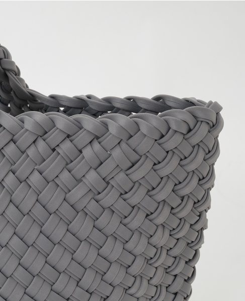 【NAGHEDI/ナゲディ】St Barths Medium Tote Weave 詳細画像 グレー 6