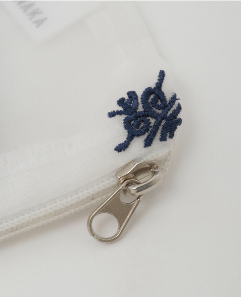 《WEB限定》【Brigitte Tanaka/ブリジット タナカ】DELFT CARREAU POUCH 詳細画像 ブルー 5