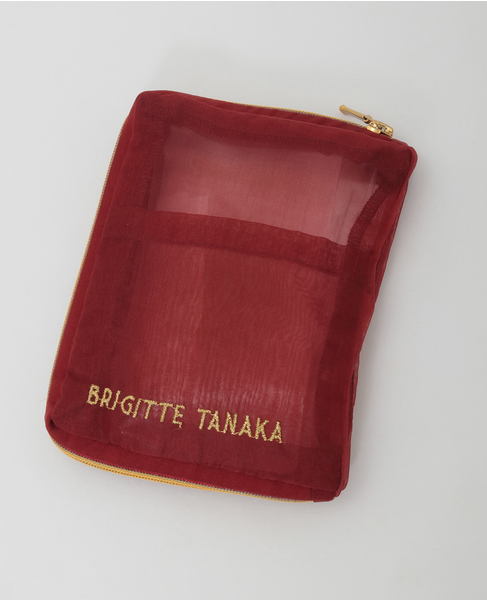 《WEB限定》【Brigitte Tanaka/ブリジット タナカ】FRENCH PASSPORT POUCH 詳細画像 レッド 2
