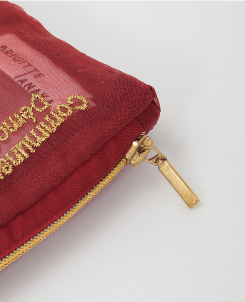 《WEB限定》【Brigitte Tanaka/ブリジット タナカ】FRENCH PASSPORT POUCH 詳細画像 レッド 3