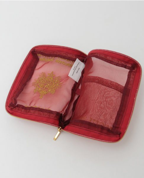 《WEB限定》【Brigitte Tanaka/ブリジット タナカ】FRENCH PASSPORT POUCH 詳細画像 レッド 6