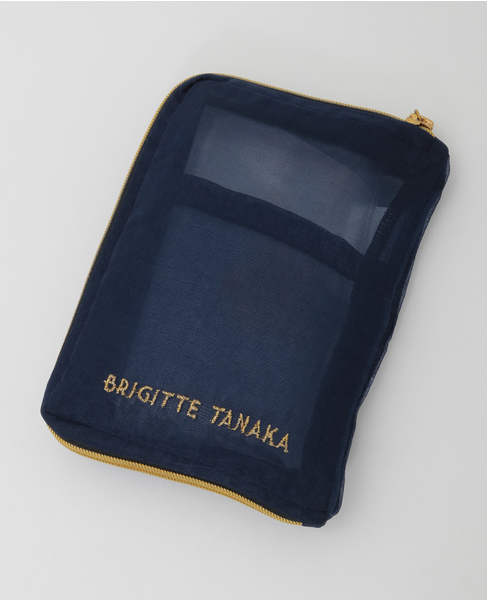 《WEB限定》【Brigitte Tanaka/ブリジット タナカ】JAPANESE PASSPORT POUCH 詳細画像 ネイビー 2