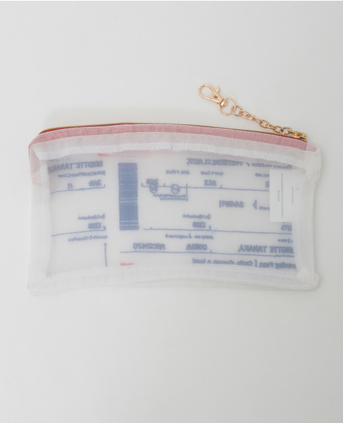 《WEB限定》【Brigitte Tanaka/ブリジット タナカ】AIRTICKET POCHETTE KEY HOLDER 詳細画像 ホワイト 2