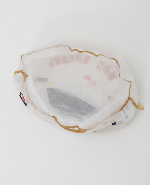 《WEB限定》【Brigitte Tanaka/ブリジット タナカ】BON VOYAGE PAQUEBOT POUCH 詳細画像 ホワイト 2