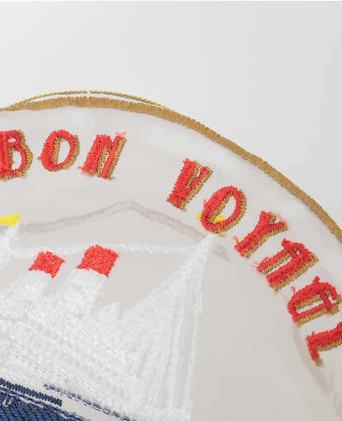 《WEB限定》【Brigitte Tanaka/ブリジット タナカ】BON VOYAGE PAQUEBOT POUCH 詳細画像 ホワイト 3
