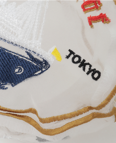 《WEB限定》【Brigitte Tanaka/ブリジット タナカ】BON VOYAGE PAQUEBOT POUCH 詳細画像 ホワイト 4