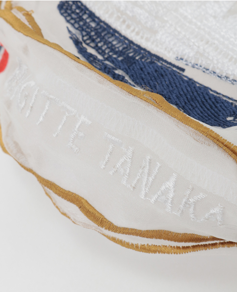 《WEB限定》【Brigitte Tanaka/ブリジット タナカ】BON VOYAGE PAQUEBOT POUCH 詳細画像 ホワイト 7