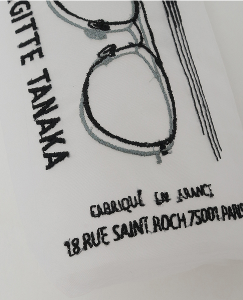 《WEB限定》【Brigitte Tanaka/ブリジット タナカ】Sac Porte Lunette 詳細画像 ホワイト 4