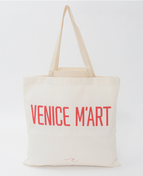【VENICE M'ART/ヴェニスマート】VENICE M'ART TOTE BAG 詳細画像 アイボリー 2