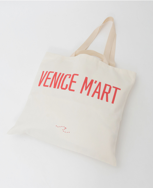 【VENICE M'ART/ヴェニスマート】VENICE M'ART TOTE BAG 詳細画像 アイボリー 5