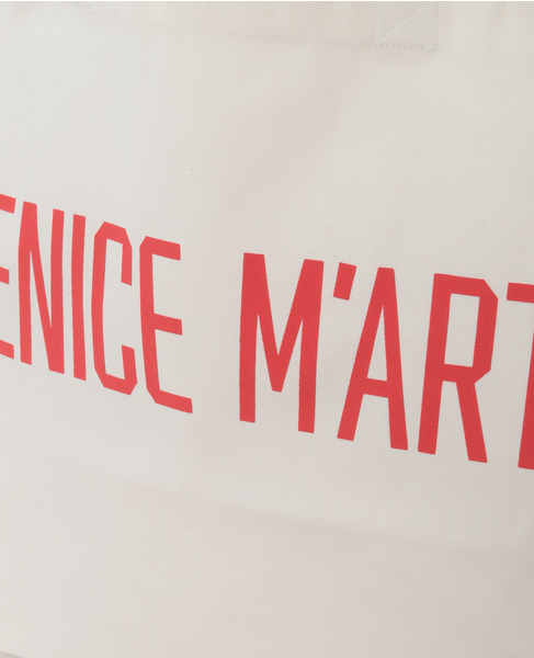 【VENICE M'ART/ヴェニスマート】VENICE M'ART TOTE BAG 詳細画像 アイボリー 8