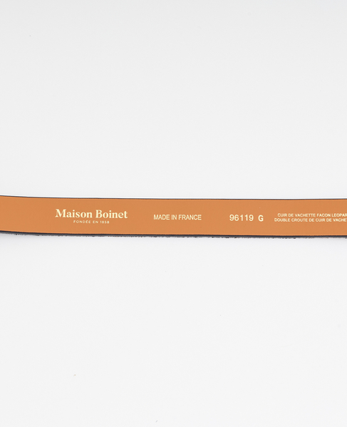 【MAISON BOINET/メゾンボワネ】レオパード柄ベルト 詳細画像 レオパード柄 3