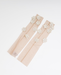 【MARGE/マージ】Tulle flower motif gloves