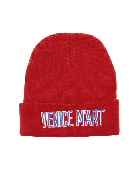 【VENICE M'ART/ヴェニスマート】VENICE M'ART BEANIE 詳細画像 レッド 1