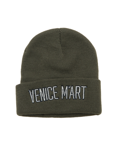 【VENICE M'ART/ヴェニスマート】VENICE M'ART BEANIE 詳細画像 カーキ 1