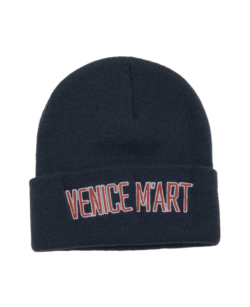 【VENICE M'ART/ヴェニスマート】VENICE M'ART BEANIE 詳細画像 ネイビー 1