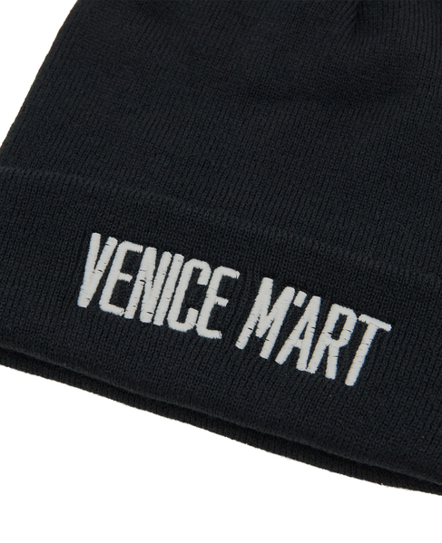【VENICE M'ART/ヴェニスマート】VENICE M'ART BEANIE 詳細画像 ブラック 3