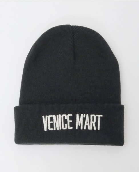 【VENICE M'ART/ヴェニスマート】VENICE M'ART BEANIE 詳細画像 ブラック 4