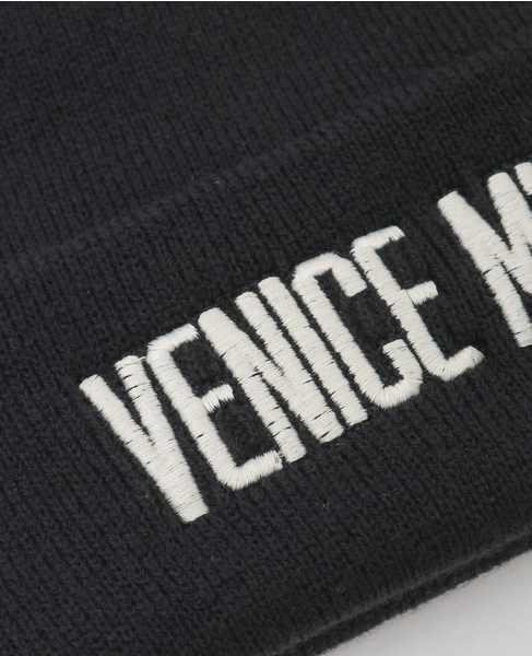 【VENICE M'ART/ヴェニスマート】VENICE M'ART BEANIE 詳細画像 ブラック 6