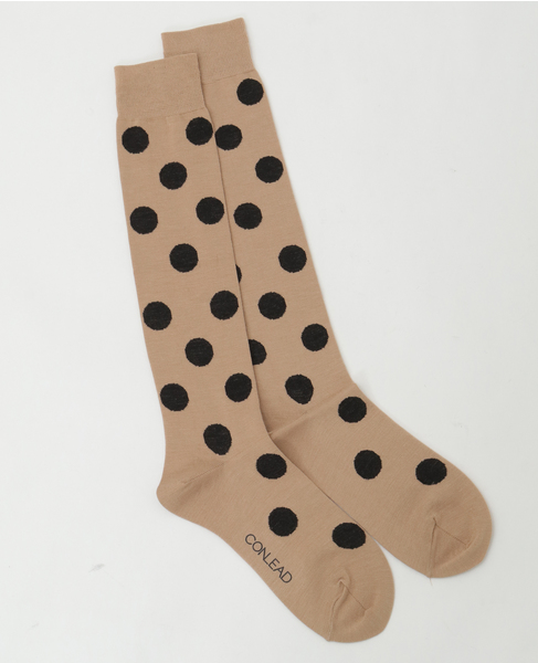 【CONLEAD/コンリード】Dot Wool Long 詳細画像 ベージュ 5