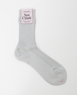 【MARCOMONDE/マルコモンド】glitter ribbed socks