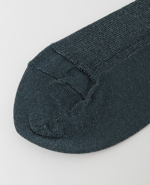 【MARCOMONDE/マルコモンド】glitter ribbed socks 詳細画像 チャコールグレー 6