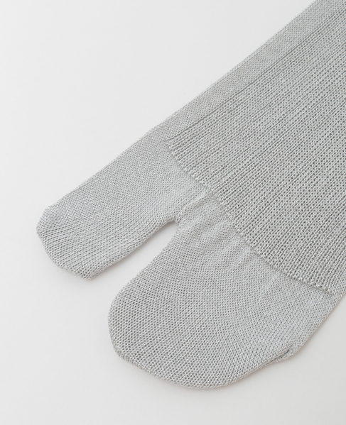 【MARCOMONDE/マルコモンド】glitter tabi socks 詳細画像 シルバー 6