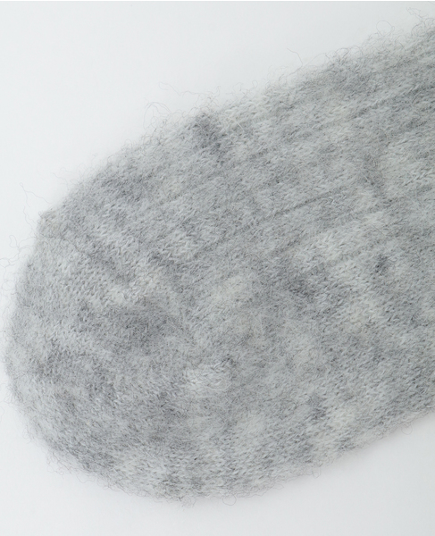 【MARCOMONDE/マルコモンド】mohair socks 詳細画像 ライトグレー 6