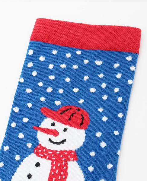 【BLEUFORET/ブルーフォレ】SNOWMANPATTERNSOCKS 詳細画像 マルチ 4