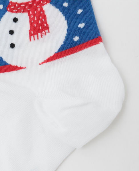 【BLEUFORET/ブルーフォレ】SNOWMANPATTERNSOCKS 詳細画像 マルチ 5