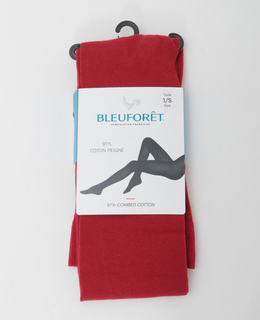 【BLEUFORET/ブルーフォレ】3213 VELVET COMBED COTTON TIGHTS