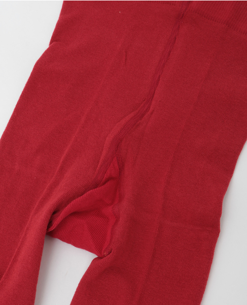 【BLEUFORET/ブルーフォレ】3213 VELVET COMBED COTTON TIGHTS 詳細画像 レッド 4