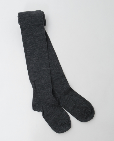 【BLEUFORET/ブルーフォレ】3214 FINE WOOL TIGHTS WITH COTTON INSIDE 詳細画像 チャコールグレー 2