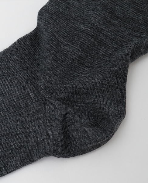 【BLEUFORET/ブルーフォレ】3214 FINE WOOL TIGHTS WITH COTTON INSIDE 詳細画像 チャコールグレー 5