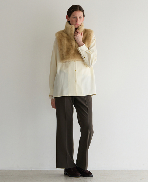 【APPARIS/エーピーパリ】Jamie Shaved Mink Dickey 詳細画像 ライトベージュ 5