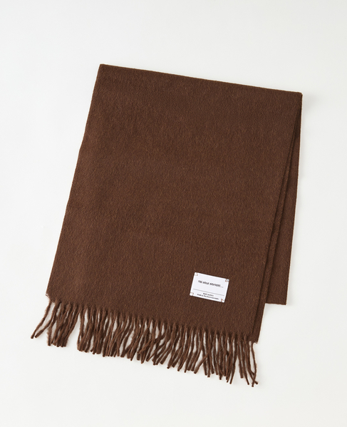 【The Inoue Brothers&hellip; /ザ イノウエブラザーズ 】Brushed Scarf 詳細画像 ブラウン 1