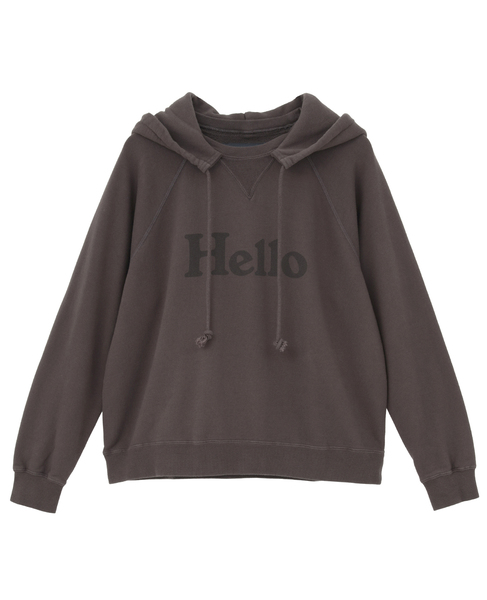 【MADISONBLUE/マディソンブルー】 HELLO HOODIE 詳細画像 グレー 1