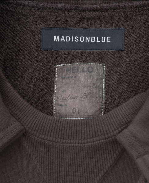 【MADISONBLUE/マディソンブルー】 HELLO HOODIE 詳細画像 グレー 6