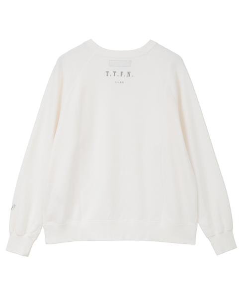 【MADISONBLUE/マディソンブルー】GRAFFITI CREW NECK SWEAT 詳細画像 ホワイト 2
