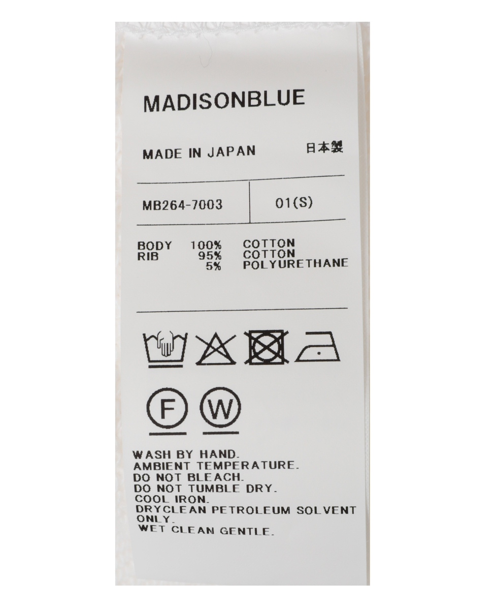【MADISONBLUE/マディソンブルー】GRAFFITI CREW NECK SWEAT 詳細画像 ホワイト 8